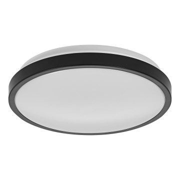 Osram - LED kopalniška stropna svetilka DISC LED/18W/230V 3000/4000K premer 30 cm IP44 črna