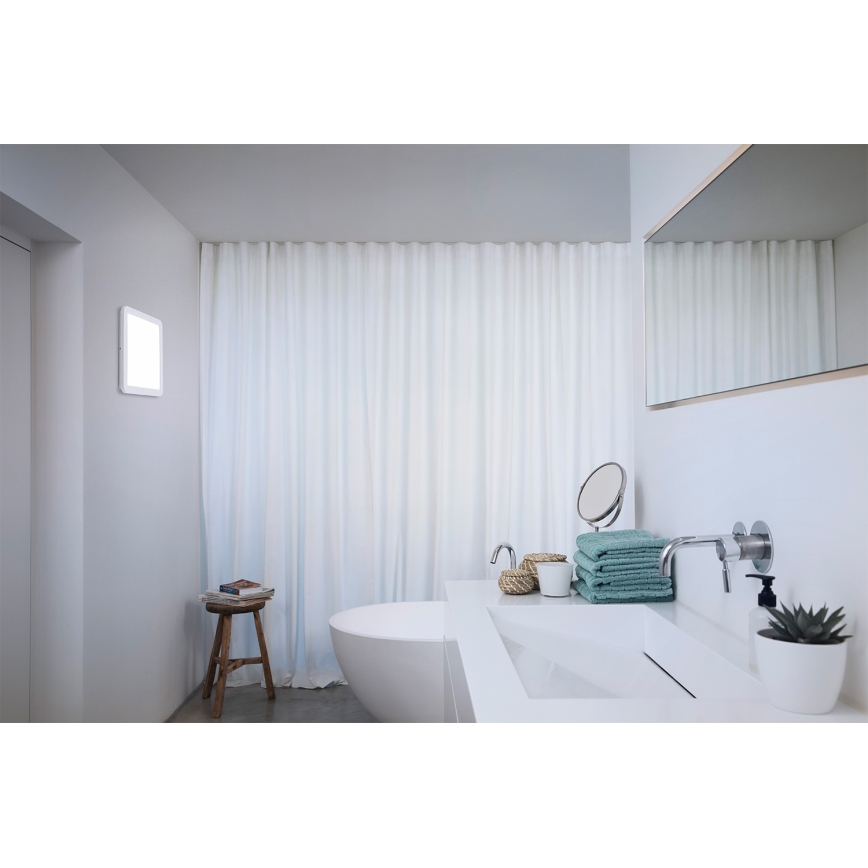 Osram - LED stropna kopalniška svetilka ORBIS DISC LED/22W/230V 3000/4000K 30x30 cm IP44 bela