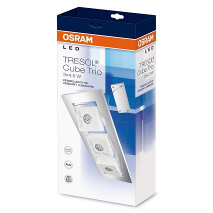 Osram - LED Lestenec TRESOL 3xLED/4,5W/230V