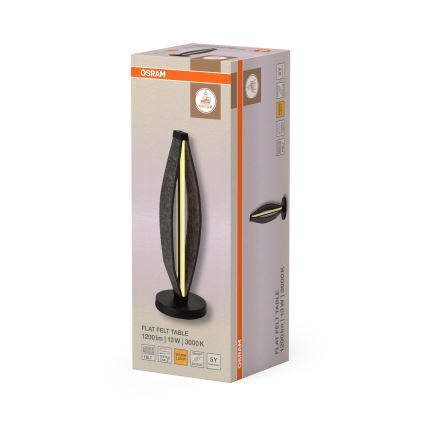 Osram - LED Namizna svetilka DECOR FLAT LED/13W/230V siva