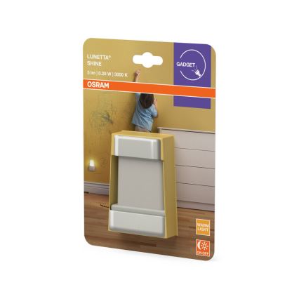 Osram - LED nočna lučka s senzorjem LUNETTA LED/0,28W/230V 3000K