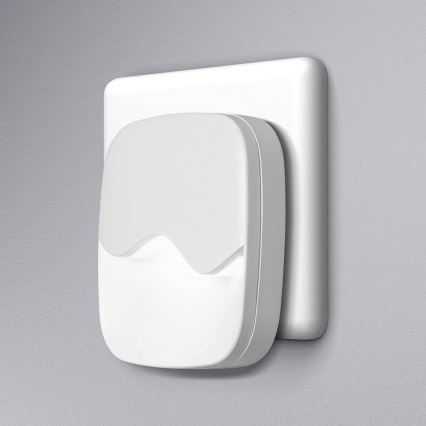 Osram - LED nočna lučka za vtičnico s senzorjem mraka LUNETTA LED/0,5W/230V