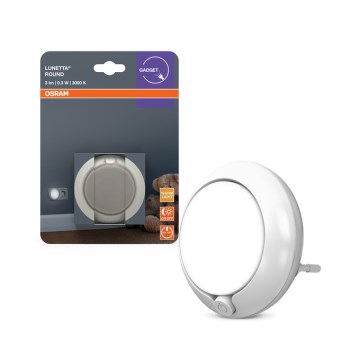Osram - LED nočna svetilka s senzorjem LUNETTA LED/0,3W/230V 3000K