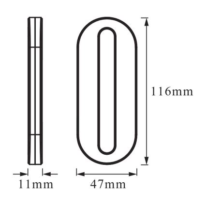 Osram - LED orientacijska svetilka s senzorjem gibanja MOBILE LED/0,5W/3,7V 330 mAh CRI 90 bela