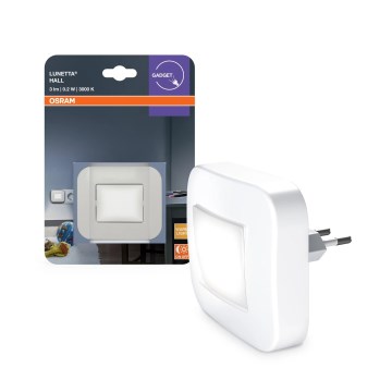 Osram - LED nočna svetilka s senzorjem sumraka LUNETTA LED/0,2W/230V