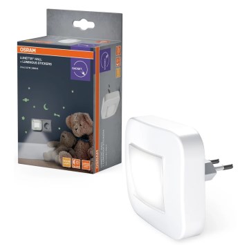 Osram - LED nočna svetilka z senzorjem mraka LUNETTA LED/0,2W/230V