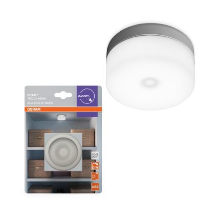 Osram - LED zatemnljiva orientacijska svetilka DOT-IT LED/0,45W/5V 500 mAh bela