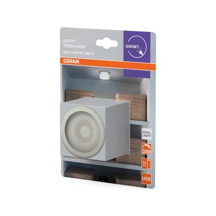 Osram - LED zatemnljiva orientacijska svetilka DOT-IT LED/0,45W/5V 500 mAh bela