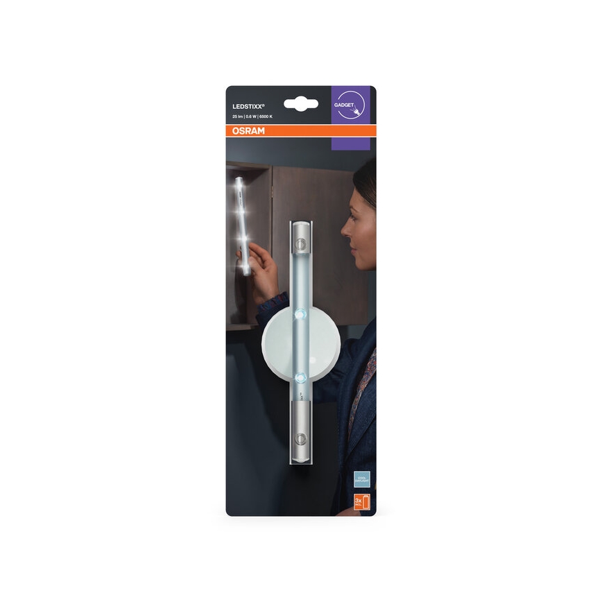 Osram - LED orientacijska svetilka LEDSTIXX LED/0,6W/3xAAA