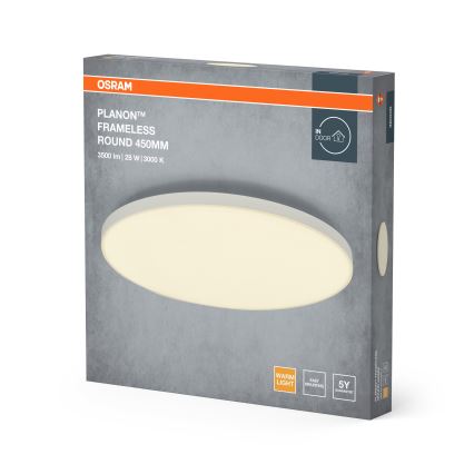 Osram - LED panel za površinsko montažo PLANON LED/28W/230V 3000K, premer 45 cm, bela