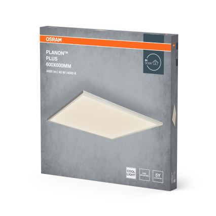Osram - LED panel za površinsko montažo PLANON LED/40W/230V 4000K 60x60 cm bela