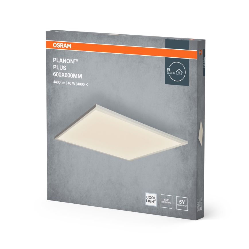 Osram - LED panel za površinsko montažo PLANON LED/40W/230V 4000K 60x60 cm bela
