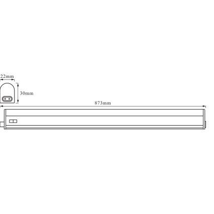 Osram - LED Podelementna svetilka BATTEN LED/10W/230V