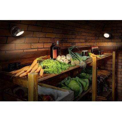 Osram - LED zatemnjiva polnilna stenska svetilka na dotik NIGHTLUX LED/1,8W/5V črna