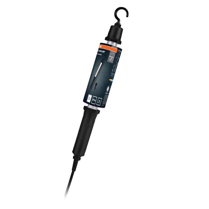 Osram - LED Prenosna svetilka za vtičnico HANDLAMP LED/8W/230V 4000K IP54 črna