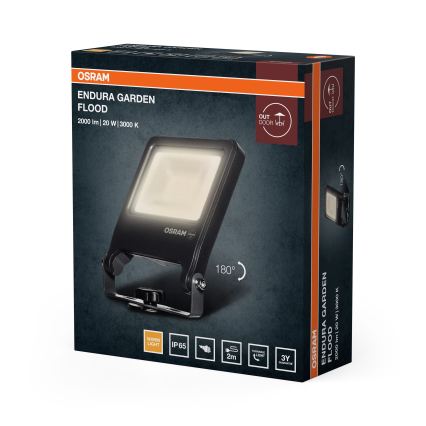 Osram - LED reflektor ENDURA LED/20W/230V 3000K IP65 antracit