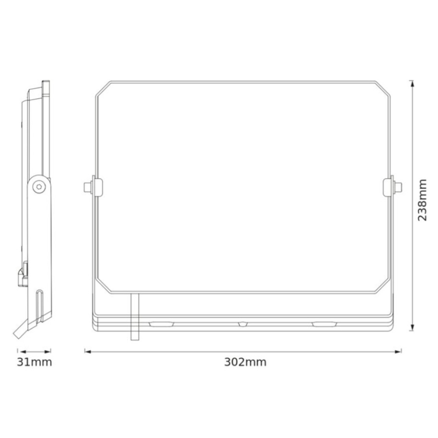 Osram - LED reflektor FLOODLIGHT LED/100W/230V 3000K IP65