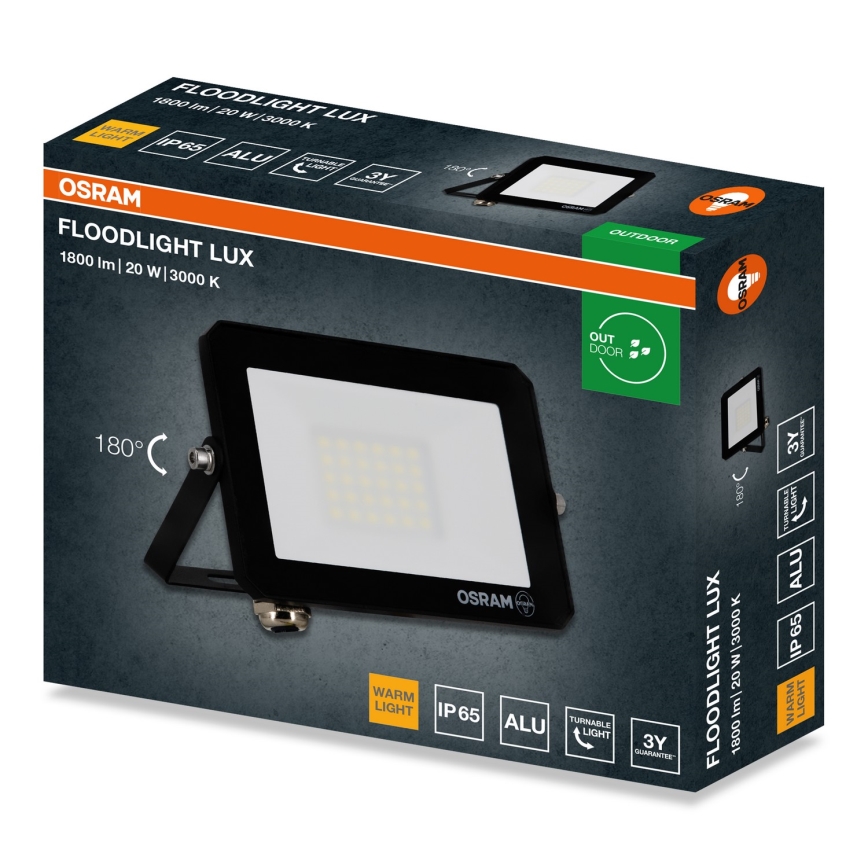Osram - LED reflektor FLOODLIGHT LED/20W/230V 3000K IP65