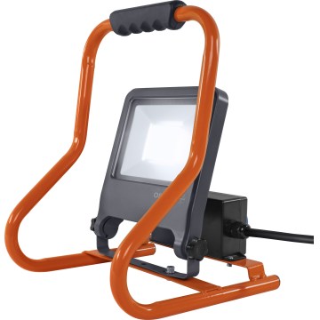 Osram - LED reflektor s nosilcem in vtičnicami R-STAND LED/50W/230V 4000K IP44 oranžna/antracit