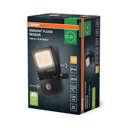 Osram - LED reflektor s senzorjem ENDURA LED/10W/230V 3000K IP44