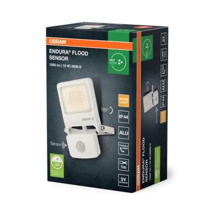 Osram - LED reflektor s senzorjem ENDURA LED/10W/230V 3000K IP44