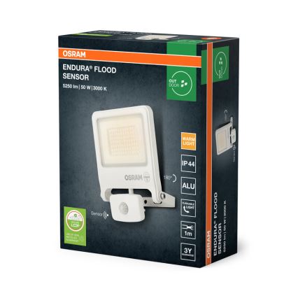 Osram - LED reflektor s senzorjem ENDURA LED/50W/230V 3000K IP44