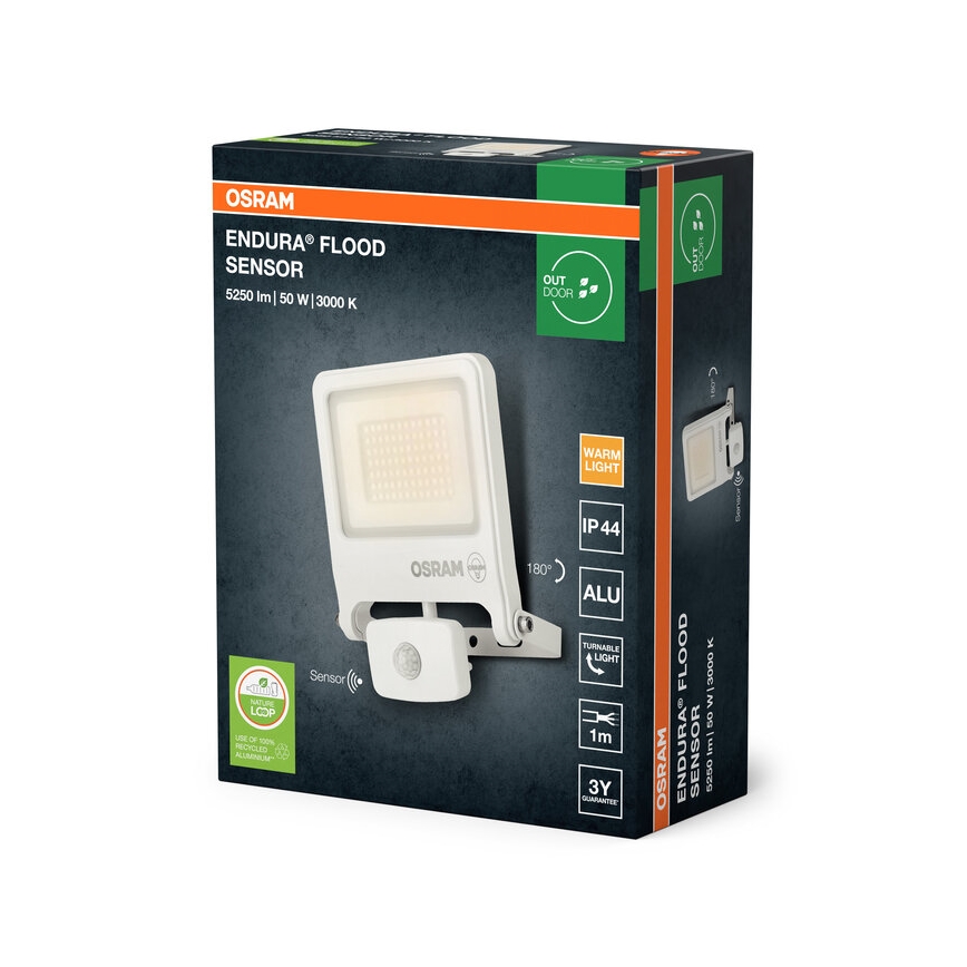 Osram - LED reflektor s senzorjem ENDURA LED/50W/230V 3000K IP44