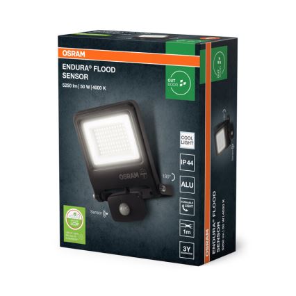 Osram - LED reflektor s senzorjem ENDURA LED/50W/230V 4000K IP44