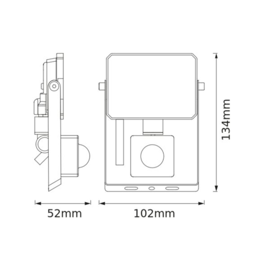 Osram - LED reflektor s senzorjem FLOODLIGHT LED/10W/230V 3000K IP65