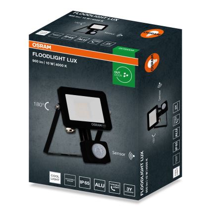 Osram - LED reflektor s senzorjem FLOODLIGHT LED/10W/230V 4000K IP65