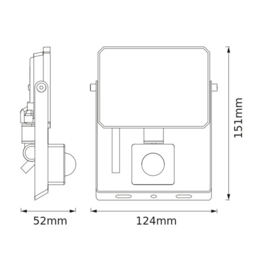 Osram - LED reflektor s senzorjem FLOODLIGHT LED/20W/230V 3000K IP65