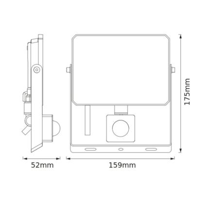 Osram - LED reflektor s senzorjem FLOODLIGHT LED/30W/230V 4000K IP65