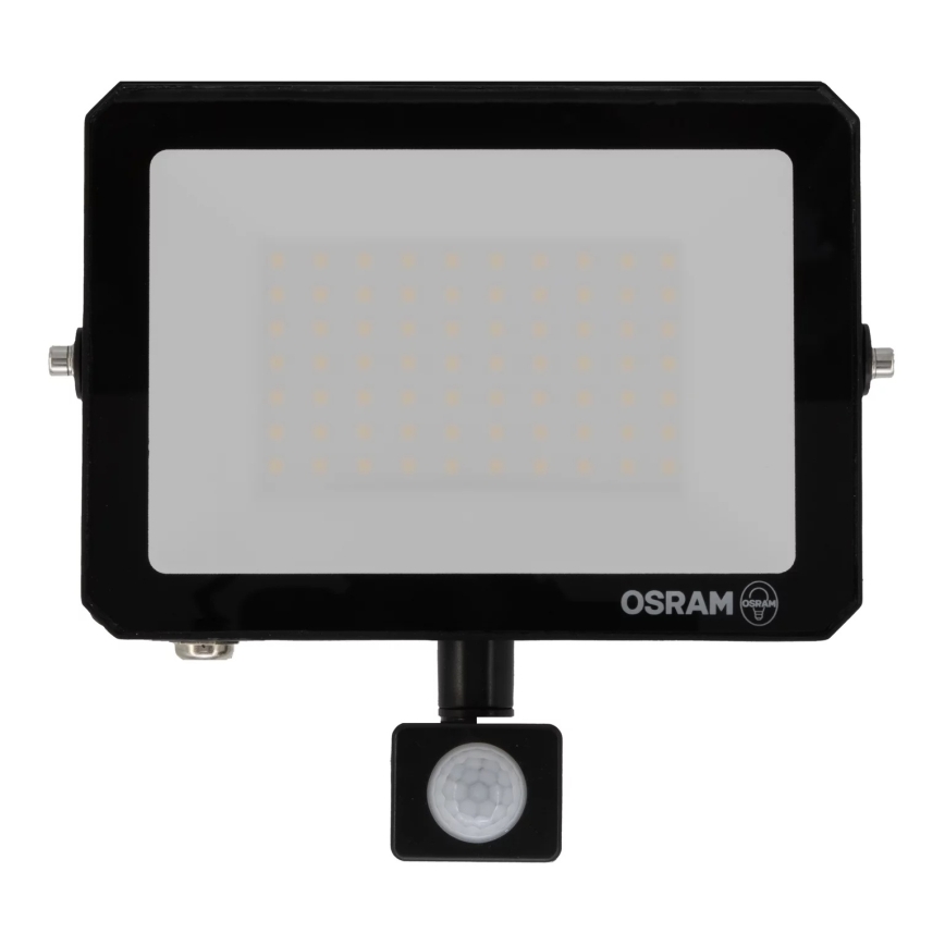 Osram - LED reflektor s senzorjem gibanja in senzorjem za mrak FLOODLIGHT LED/50W/230V 6500K IP65 črna