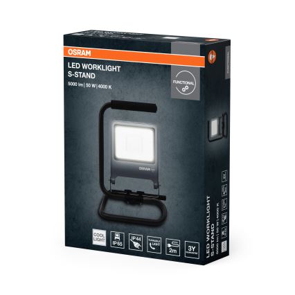 Osram - LED reflektor s stojalom S-STAND LED/50W/230V 4000K IP65 antracit