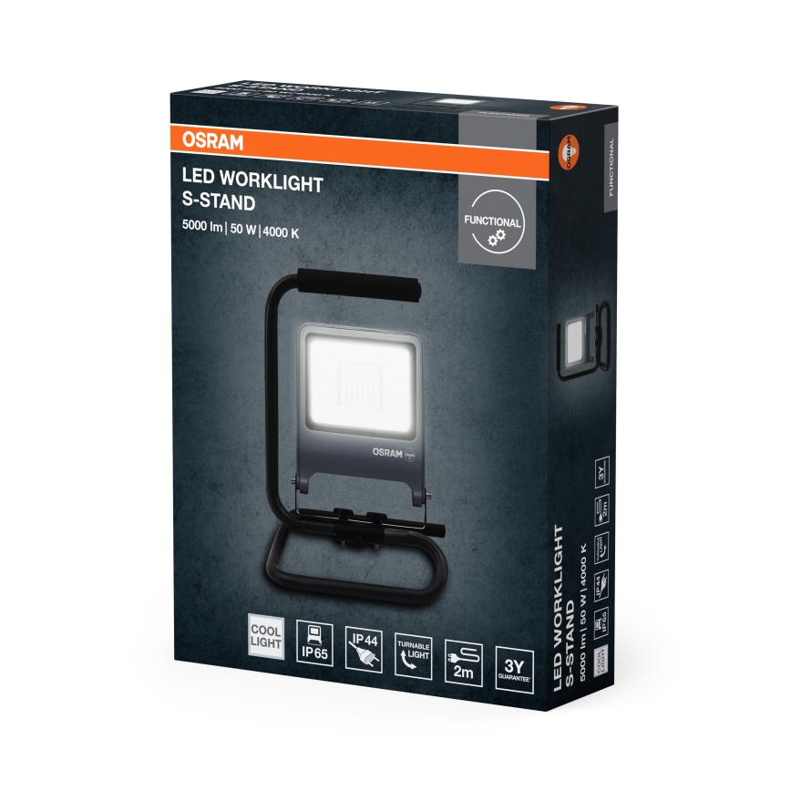 Osram - LED reflektor s stojalom S-STAND LED/50W/230V 4000K IP65 antracit