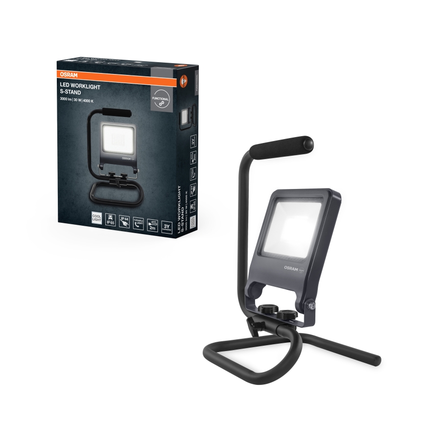 Osram - LED reflektor z nosilcem S-STAND LED/30W/230V 4000K IP65 antracit