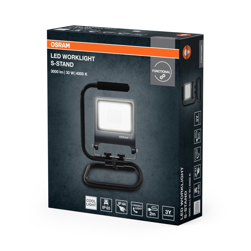 Osram - LED reflektor z nosilcem S-STAND LED/30W/230V 4000K IP65 antracit