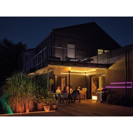 Osram - LED RGB zatemljiv zunanji trak FLEX 10m LED/70W/230V IP65 + daljinski upravljalnik