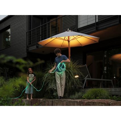 Osram - LED RGB zatemljiv zunanji trak FLEX 10m LED/70W/230V IP65 + daljinski upravljalnik