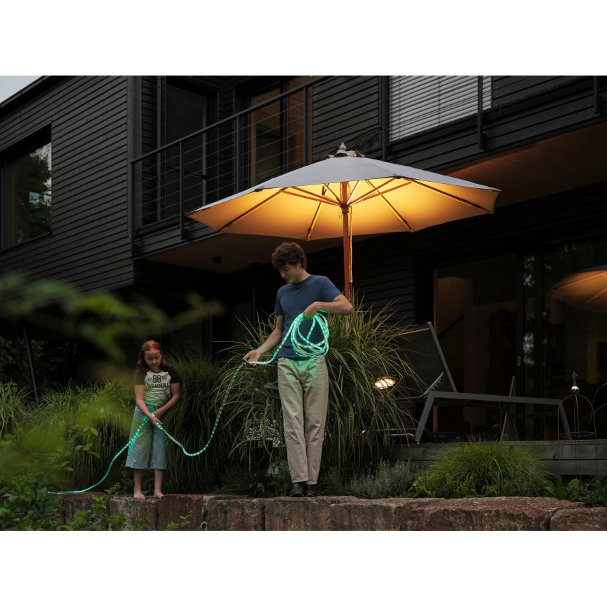 Osram - LED RGB zatemljiv zunanji trak FLEX 10m LED/70W/230V IP65 + daljinski upravljalnik