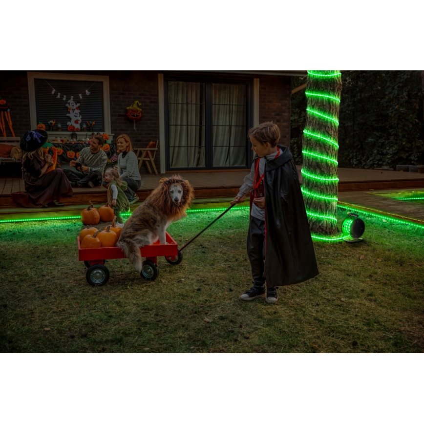 Osram - LED RGB zatemljiv zunanji trak FLEX 10m LED/70W/230V IP65 + daljinski upravljalnik