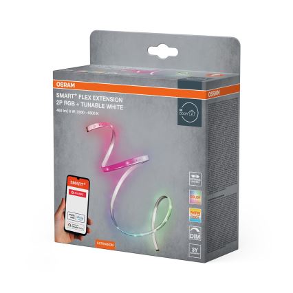 Osram - LED RGB+TW Razširitveni zatemljiv trak SMART+ FLEX 1,2m LED/6W/12V