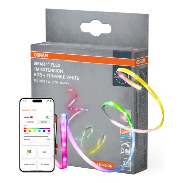 Osram - LED RGB+TW zatemljiv trak SMART+ FLEX 1m LED/3,4W/230V 2700-6500K Wi-Fi