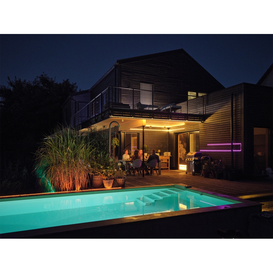 Osram - LED RGB+TW zatemnljiv zunanji trak SMART+ FLEX 3m LED/12,5W/230V 2700-6500K IP44 Wi-Fi