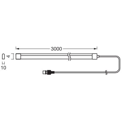 Osram - LED RGBW zatemnjiv solarni trak FLEX MAGIC 3m LED/1,2W/3,7V 2000 mAh IP44 + daljinski upravljalnik