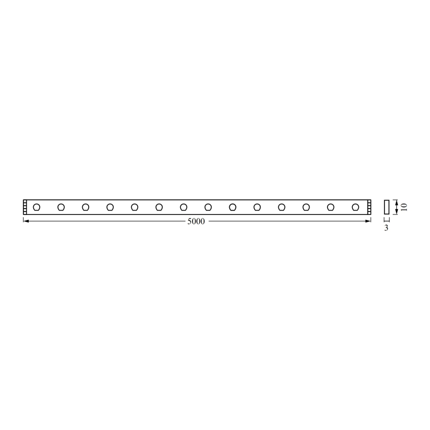 Osram - LED RGB zatemnjiv trak SMART+ MAGIC FLEX 5m LED/24W/230V Wi-Fi + daljinski upravljalnik