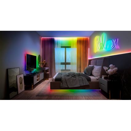 Osram - RGB LED zatemljiv trak SMART+ MAGIC 3m LED/22W/230V Wi-Fi + daljinski upravljalnik