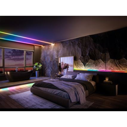 Osram - RGB LED zatemljiv trak SMART+ MAGIC 3m LED/22W/230V Wi-Fi + daljinski upravljalnik