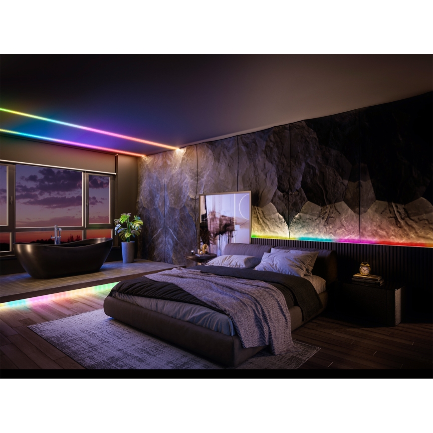 Osram - RGB LED zatemljiv trak SMART+ MAGIC 3m LED/22W/230V Wi-Fi + daljinski upravljalnik