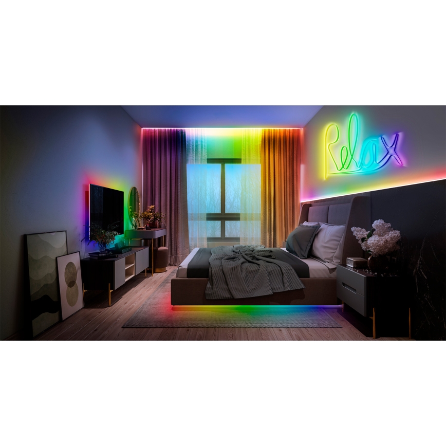 Osram - zatemljiv RGB LED trak SMART+ MAGIC 5m LED/35W/230V Wi-Fi + daljinski upravljalnik